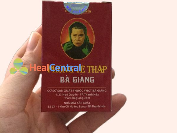 Hình ảnh Phong Tê Thấp Bà Giằng mặt trước