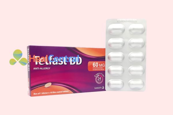 Liều dùng thuốc chống dị ứng Telfast BD 60mg