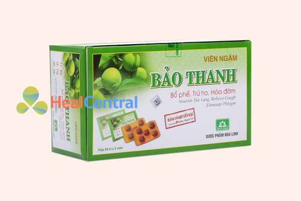 Thuốc ho Bảo Thanh dạng vỉ 100 viên