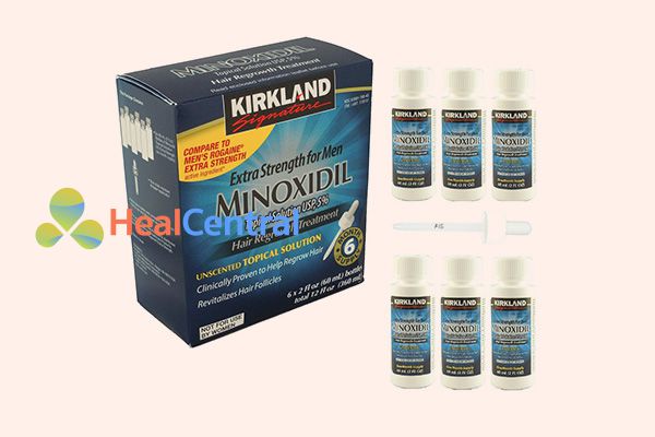Thuốc mọc râu tóc Minoxidil 5% Kirkland