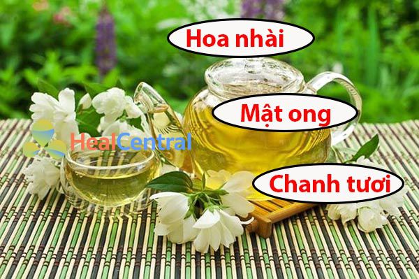 Trà chanh mật ong hương hoa nhài