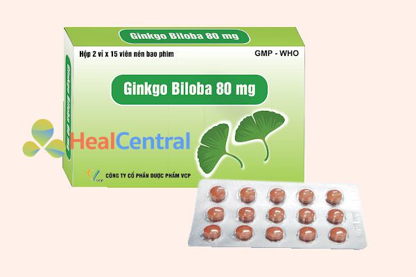 Viên bổ não Ginkgo Biloba 80mg