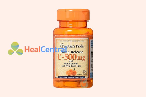 Viên uống Vitamin C 500mg with Bioflavonoids & Rose Hips