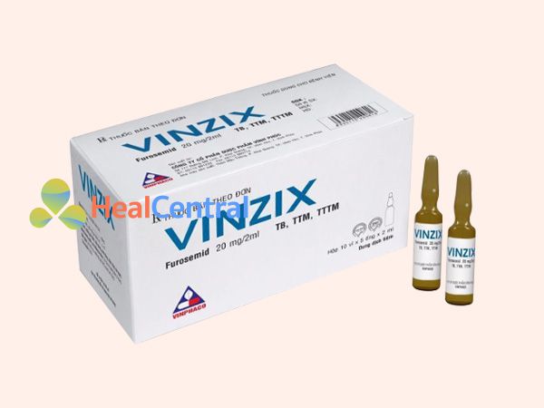 Hình ảnh hộp thuốc Vinzix dạng dung dịch tiêm