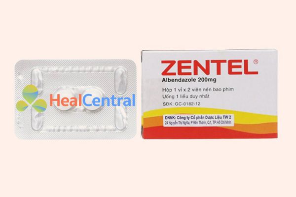 Thuốc tẩy giun Zentel (Albendazol) có tốt không? Uống trước hay sau ăn?