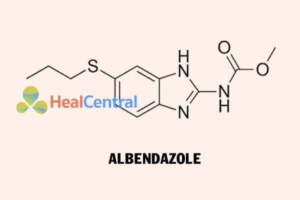 Cấu trúc hóa học của Albendazol