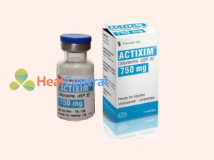 Thuốc tiêm Actixim chứa thành phần Cefuroxim