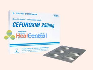 Thuốc Cefuoxim 250mg điều trị nhiễm khuẩn
