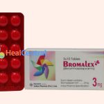 Hình ảnh vỉ thuốc Bromalex 3mg