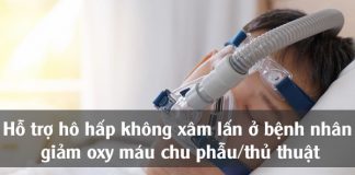 Hỗ trợ hô hấp không xâm lấn ở bệnh nhân giảm oxy máu chu phẫu / thủ thuật