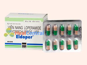 Viên nang Loperamide điều trị bệnh tiêu chảy