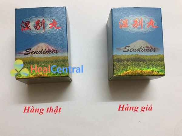 Phân biệt Sendimex thật - giả