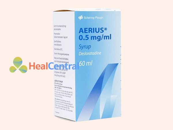 Thuốc Aerius chưa thành phần Desloratadine