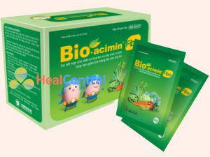 Bio-acimin Fiber hộp gồm 30 gói mỗi gói có trọng lượng 4g