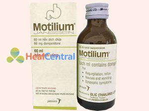 Thuốc Motilium có chứa thành phần Domepridone với hàm lượng 1 mg/ml