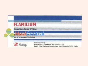 Thuốc Flamilium có chứa thành phần Domepridone với hàm lượng 10 mg