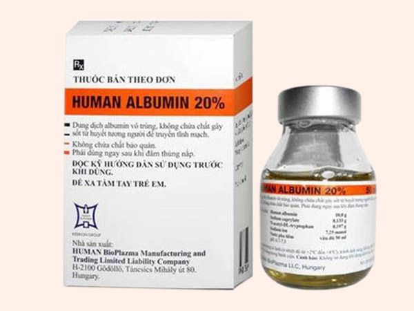 Hình ảnh dịch hồi sức Albumin