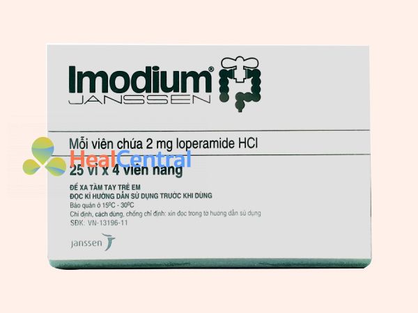 Hình ảnh thuốc Imodium mặt trước