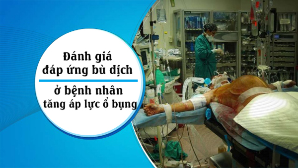 Đánh giá đáp ứng bù dịch ở bệnh nhân có tăng áp lực ổ bụng
