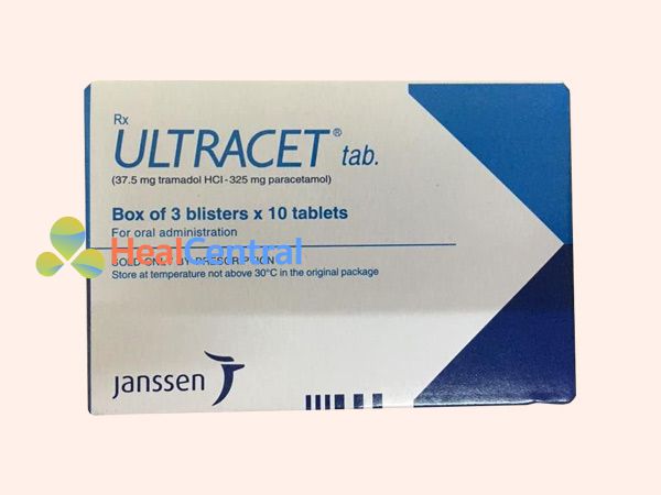 Hình ảnh thuốc Ultracet 325mg giúp giảm đau hiệu quả