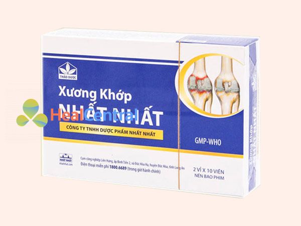 Hình ảnh Xương Khớp Nhất Nhất có tác dụng giảm đau nhức xương khớp