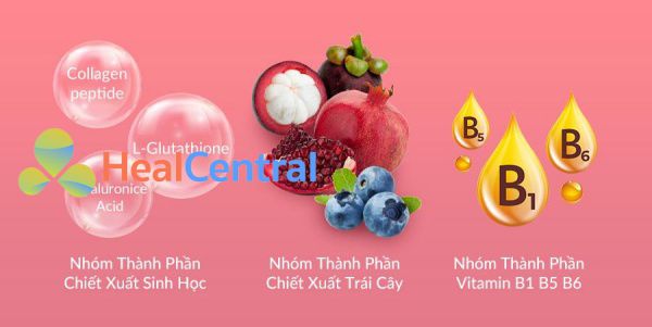 Thành phần viên sủi Young Collagen