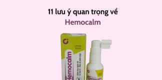 11 lưu ý quan trọng về xịt co trĩ Hemocalm người bệnh trĩ cần biết