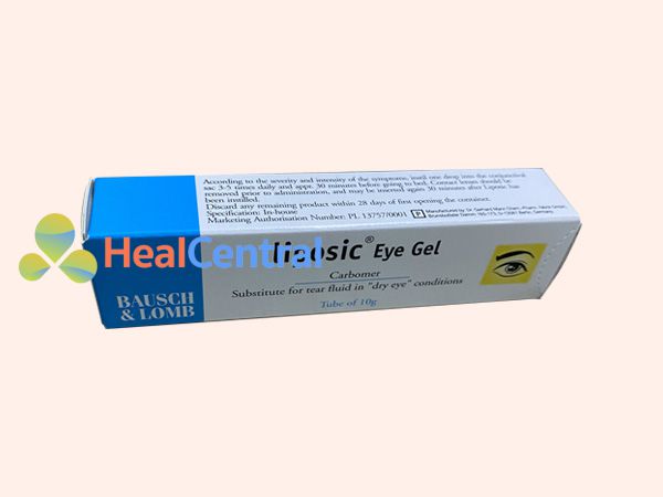 Hình ảnh hộp thuốc nhỏ mắt Liposic Eye Gel 