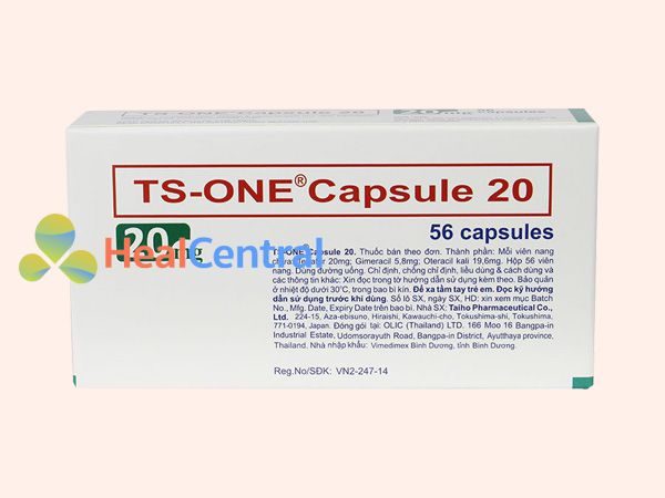 Hình ảnh hộp TS - One 20mg 