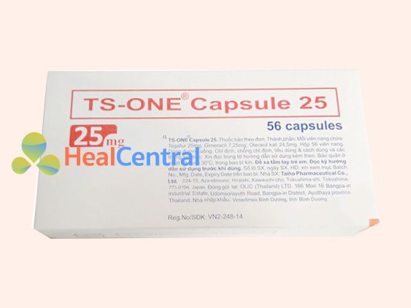 Hình ảnh hộp TS - One 25mg 