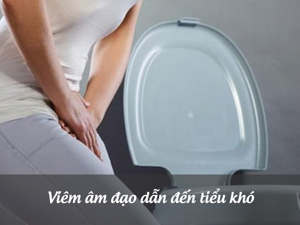 Viêm âm đạo gây ra tình trạng khó tiểu