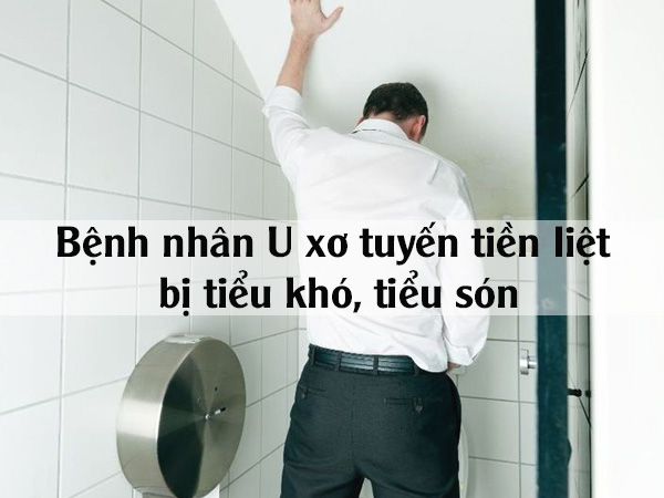 Bệnh nhân U xơ tuyến tiền liệt bị tiểu khó