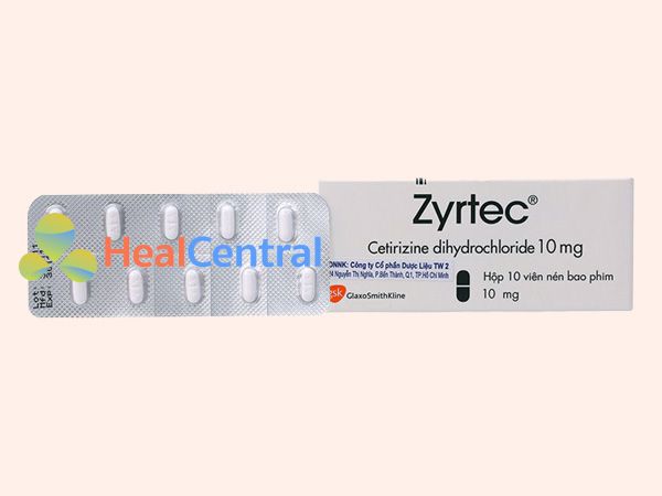 Thuốc Zyrtec thuộc nhóm thuốc kháng Histamin