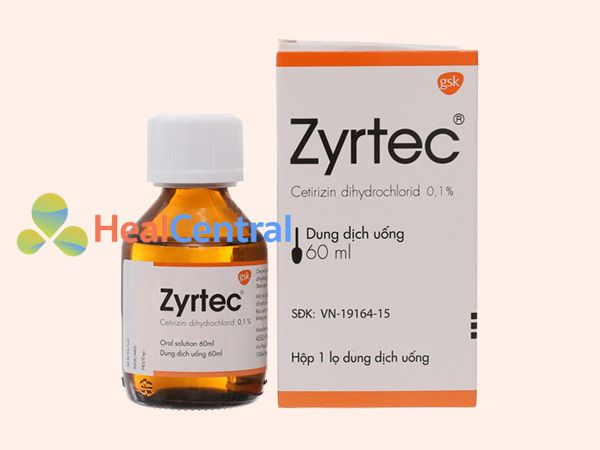 Thuốc Zyrtec dạng siro