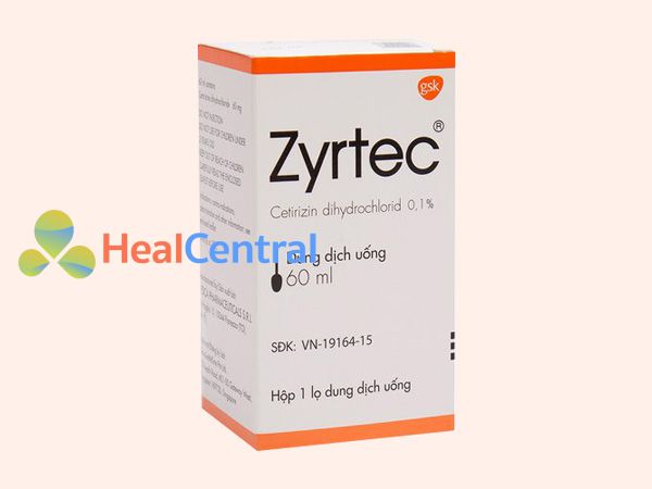 Thuốc Zyrtec dạng siro dễ sử dụng cho trẻ em và người già