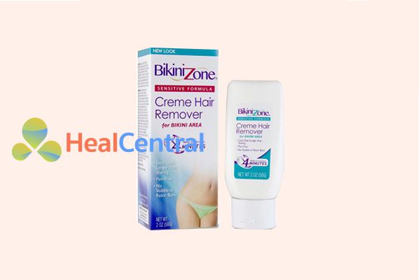 kem tẩy lông bikini zone creme hair remover