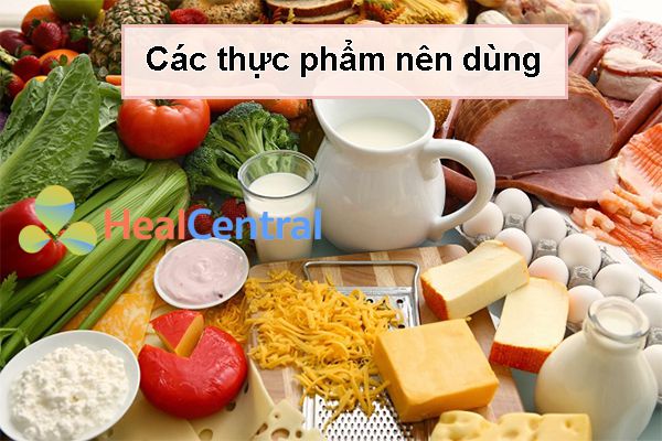 Các thực phẩm nên dùng cho BN viêm phế quản mạn