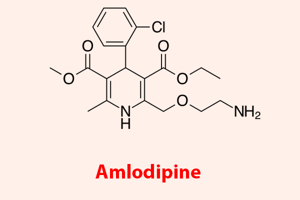 Công thức hóa học của Amlodipine