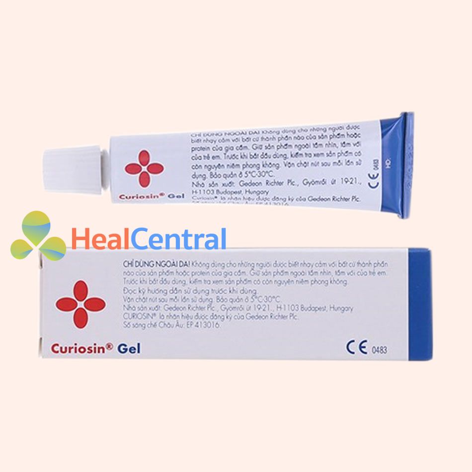 Hình ảnh Curiosin Gel mặt dưới