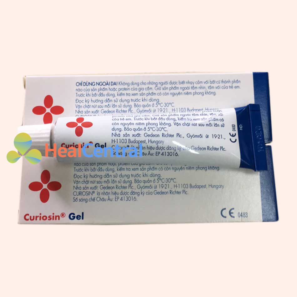 Curiosin Gel giúp làm lành vết thương hiệu quả