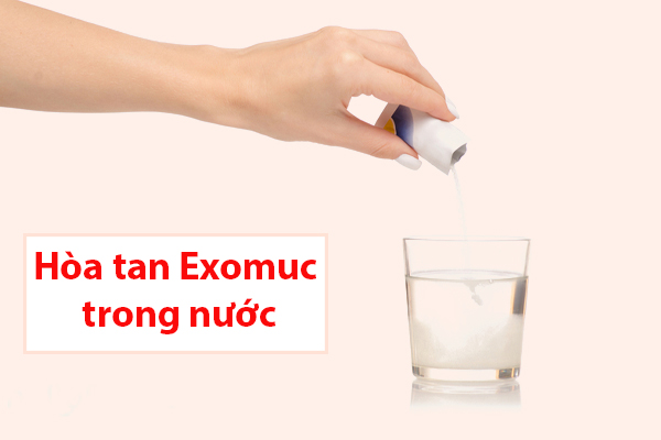 Cách sử dụng thuốc long đờm Exomuc