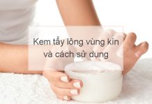 kem tẩy lông vùng kín