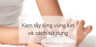 kem tẩy lông vùng kín