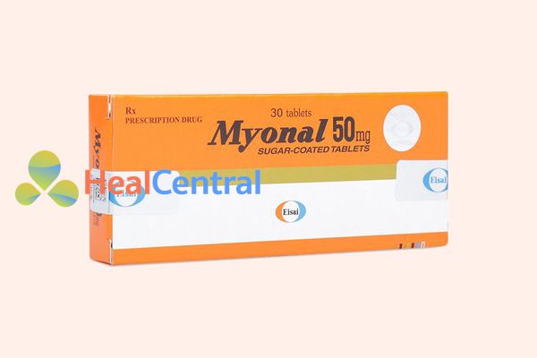 Hộp thuốc Myonal 50mg