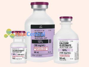 Calcium gluconate dùng trong điều trị ngộ độc chẹn Beta