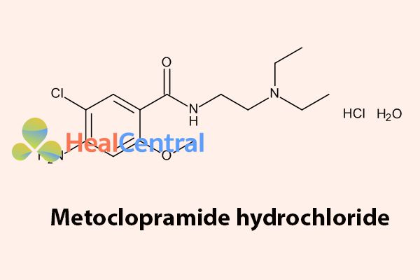 Công thức hóa học của Metoclopramide hydrochloride