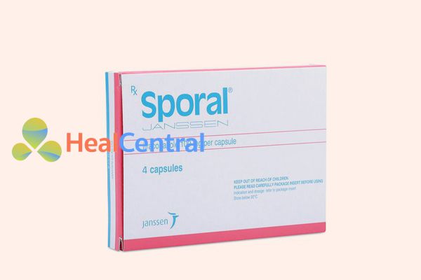 Hình ảnh: hộp thuốc Sporal 100mg