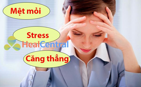 Căng thẳng, stress cũng gây ra tình trạng trào ngược dạ dày thực quản