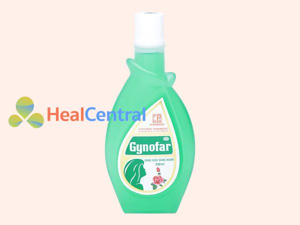 Hình ảnh lọ dung dịch vệ sinh Gynofar 250ml