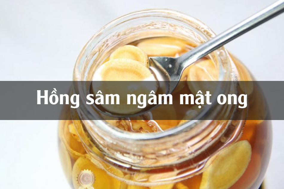 Hồng sâm ngâm mật ong